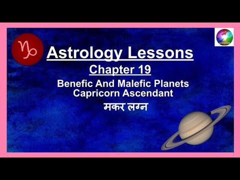 Benefic & Malefic Planets for Capricorn Ascendant| Makar Lagna|Yogkarka|Marka|Chapter-19 Vedic Astro