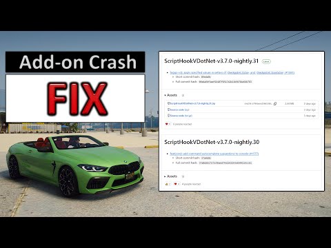How to FIX Script Hook V Dot Net Nightly Builds compatibility ERROR with GAMECONFIG / GTA 5 crashes