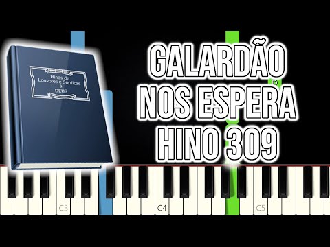 Hino CCB 309 - Galardão Nos Espera | VERSÃO FÁCIL | Piano e Teclado Tutorial
