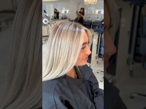 Creamy Blonde Balayage Hair Transformation using Redken & LADYLUX Tape Hair Extensions #blondehair