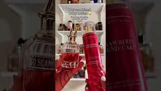 #shorts Raspberry and Strawberry Fragrance Layering Combo. So Scandal! Jean Paul Gaultier