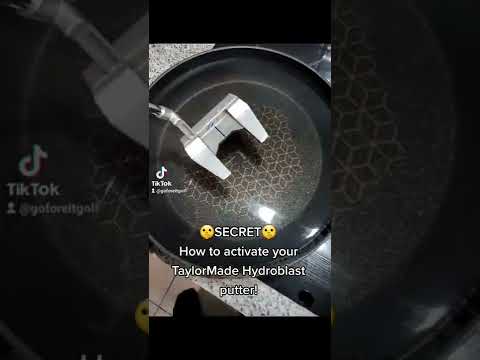 SECRET! Activate your Hydroblast putter! #golf #hack #secret #tip #trick #taylormade #putter