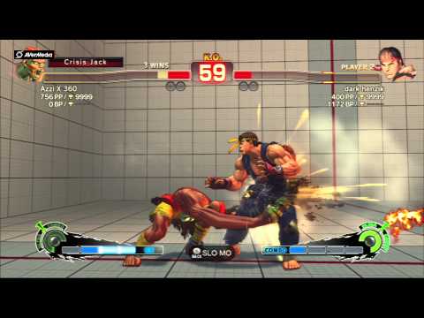 SSF4 AE: Dhalsim (Azzi X) vs Ryu (Dark Henzik)