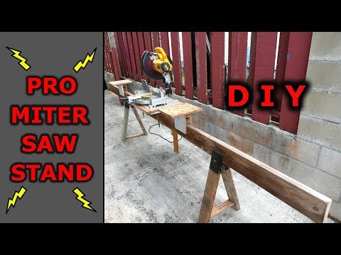 Pro DIY Miter Saw Stand Video