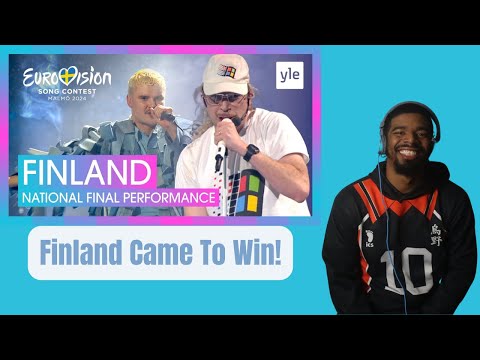AMERICAN REACTS Windows95man - No Rules! | Finland 🇫🇮 | National Final Performance | Eurovision 2024