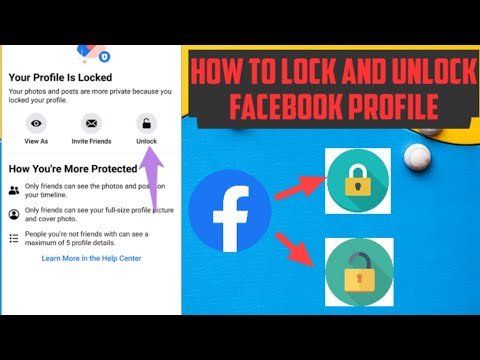 The Easy Way On How to lock and unlock your Facebook profile (2021)
