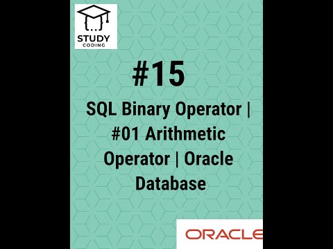 Sql Binary Operator 01 Arithmetic Operator Oracle Database