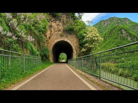 Cycling Through the Heart of South Tyrol 🇮🇹 | Brixen to Bozen via Eisackradweg | 4K Bike Tour