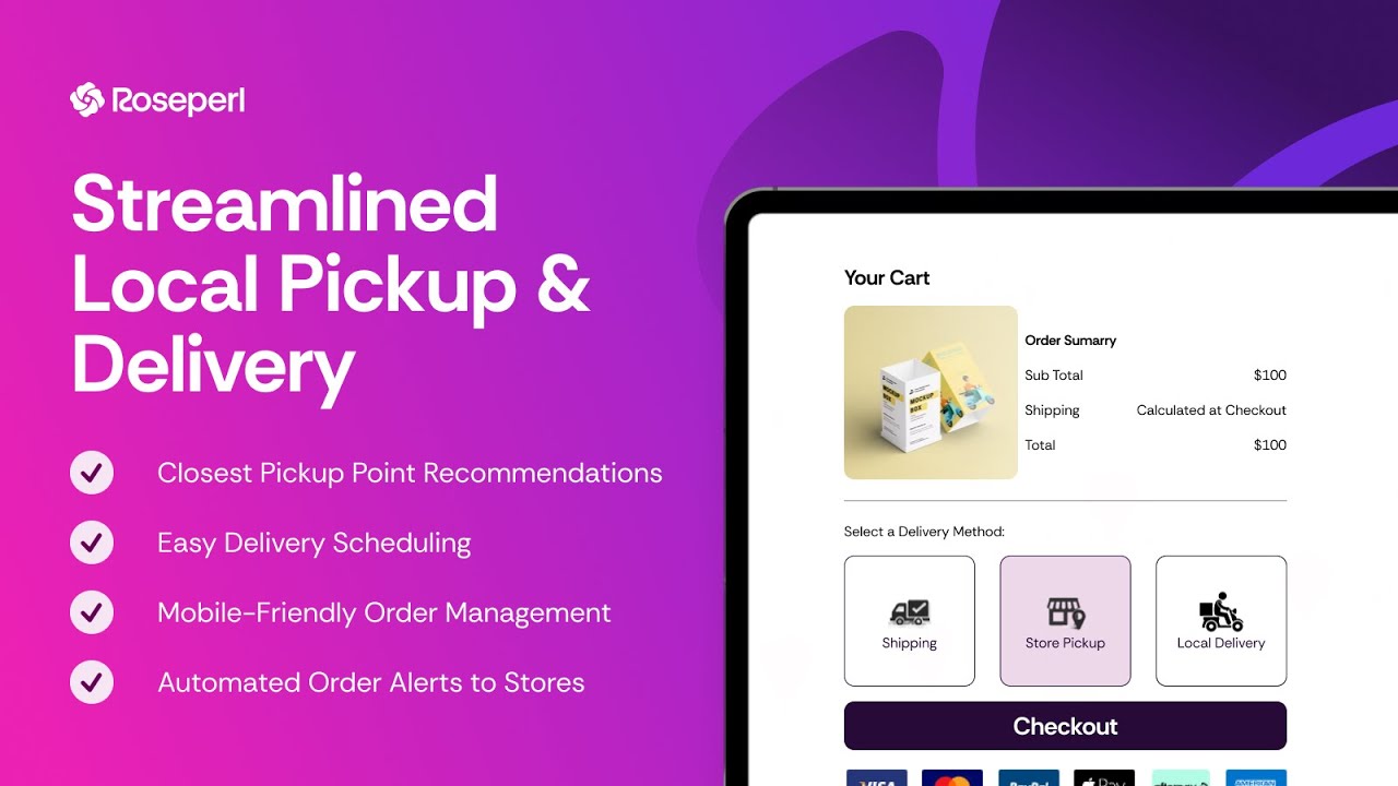 RP Local Pickup & Delivery Demo