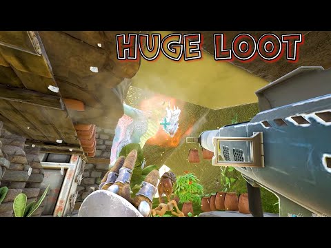 I Raided A Trash Talker For HUGE Loot! Ark PVP