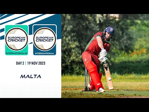 🔴 ECI-W & ECI Malta 2023 | Day 2 | T10 Live International Cricket | European Cricket