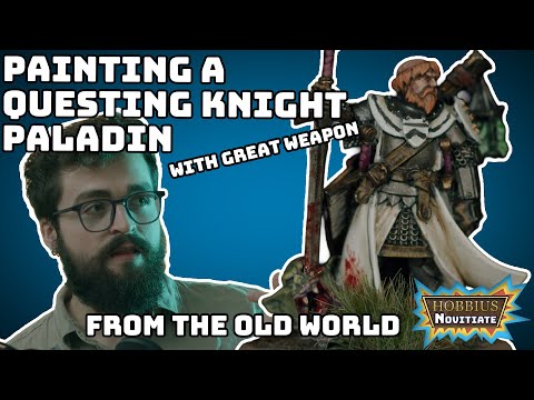 Painting a Bretonnian Questing Knight Paladin for Warhammer The Old World