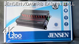 Jensen XDA91RB 1200w Amplifier Installation