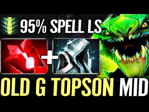 🔥 OLD G TOPSON Viper Best MID — Bloodstone + Eternal Shroud 95% Spell Lifesteal META Dota 2 Pro