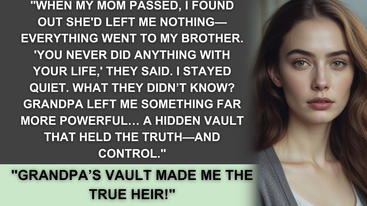 Mom Left Me Out Of Her Will, Not Knowing About Grandpa’s Hidden Vault | Part 1