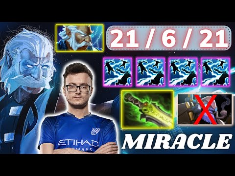 🔥 MIRACLE Zeus Midlane 21 KILLS 🔥 Ethereal Blade 1st ITEM 16 MIN + Aghanim By Miracle - Dota 2