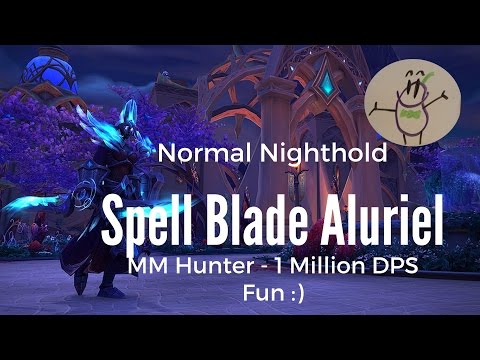 Adventures of a Clicker: 1 Million DPS Fun on Aluriel - 7.1.5 - MM Hunter POV/Opener/Rotation