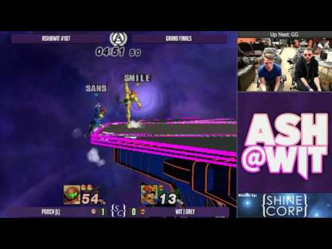 Pooch (Samus) vs WIT | ORLY (Falcon) - ASH@WIT #107 PM Grand Finals