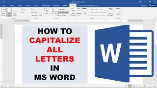 How To Capitalize All Letters in Word