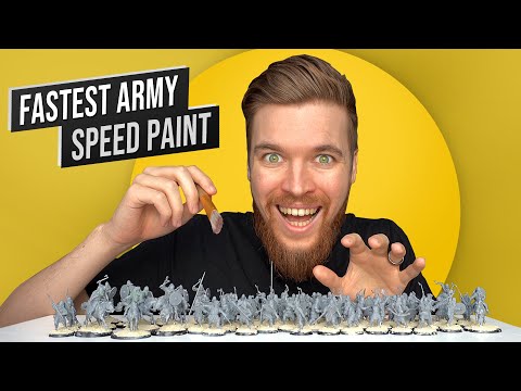 Painting an ENTIRE Warhammer Army FAST with Slapchop!