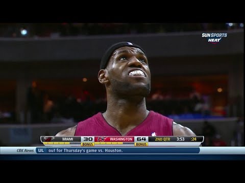 2014.01.15 - LeBron James Full Highlights at Wizards - 25 Pts, 8 Reb, 7 Assists