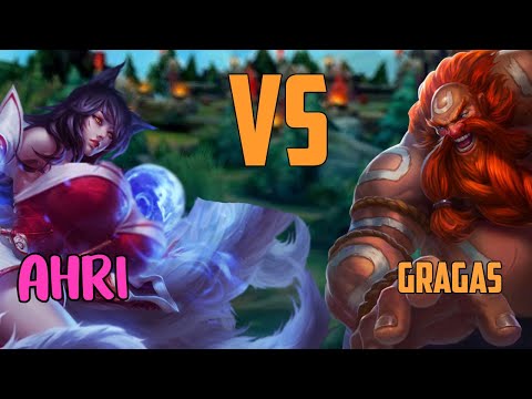 AP Gragas vs Ahri || Full Game
