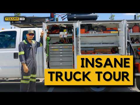 These Are The Tools A Fork Lift Mechanic USES - 2016 F-450 Truck Tour in Florida