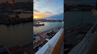 Good Morning Genova ♥️ Je t'aime Msc World Europa 🫶 #mscworldeuropa #genova #crociera