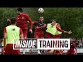 Inside Training: Entertaining headers-only match featuring the entire Liverpool squad