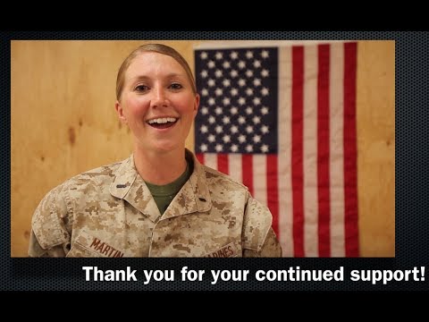 WOW!!! | Marine sings USA National Anthem from Afghanistan