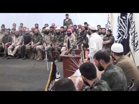 كلمة الشيخ سعيد درويش في بيان تشكيل القيادة العسكرية الموحدة في الغوطة الشرقية