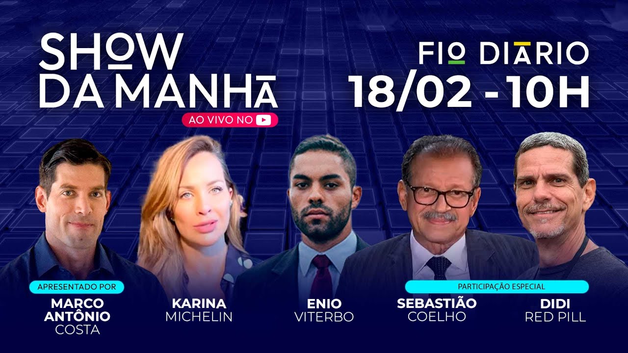 SHOW DA MANHÃ - EXCLUSIVO: SEBASTIÃO COELHO CONTRA A CORRUPÇÃO - 18/02/2026