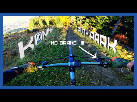 Koninki Gravity Park | Awaria hamulca i spotkanie z drzewem | GoPro