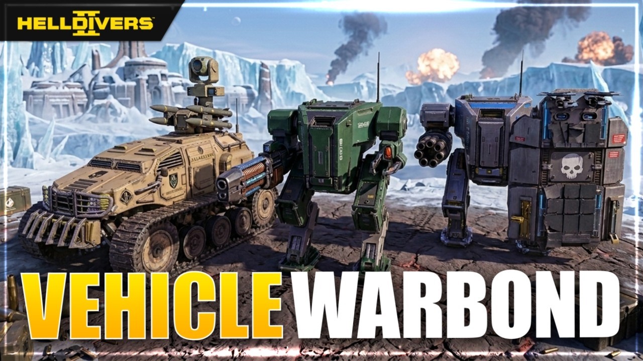 First Look At Helldivers 2 New Upcoming Vehicle Warbond & Map Update