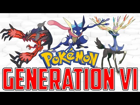 National Pokédex | All 72 Pokémon from the Kalos Region (Gen VI)