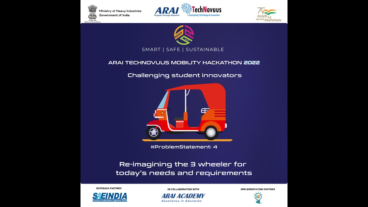 ARAI TechNovuus Mobility Hackathon - Problem Statement 4