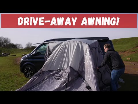 How to attach a drive-away awning to a Dometic sun shade with CamperKing