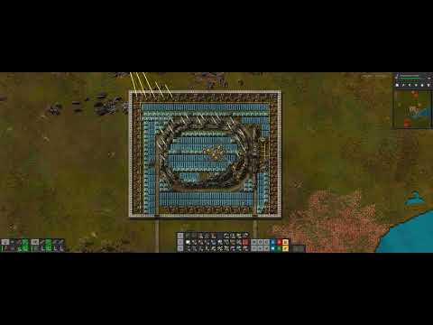 Factorio artillery train outpost