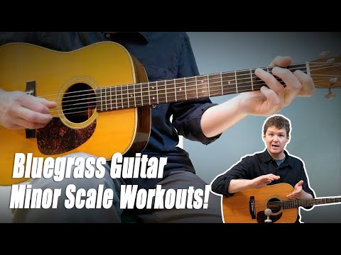 Transform Your Bluegrass Solos with These A Minor Scale Workouts | BLUEGRASS Guitar Lesson with TAB