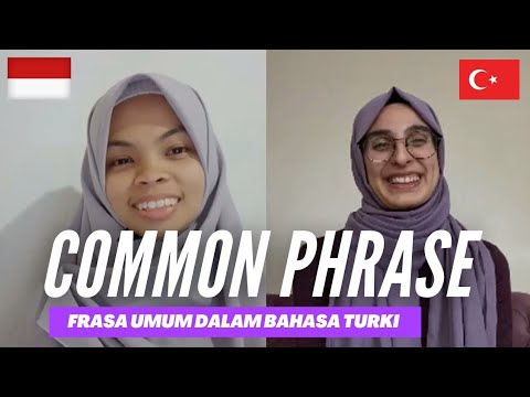 Common phrase in Turkish | Frasa Umum Bahasa Turki | Temel Türkçe Kalıpları