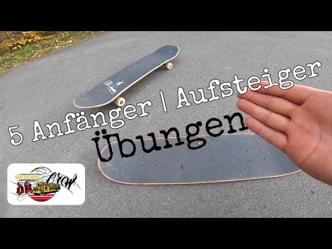 5 Übungen für Skateboard Anfänger - NUR MIT BRETT #skateschoolaachen