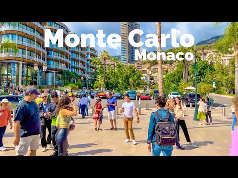 Monte Carlo, Monaco 🇲🇨 - October 2022 - 4K 60fps HDR Walking Tour