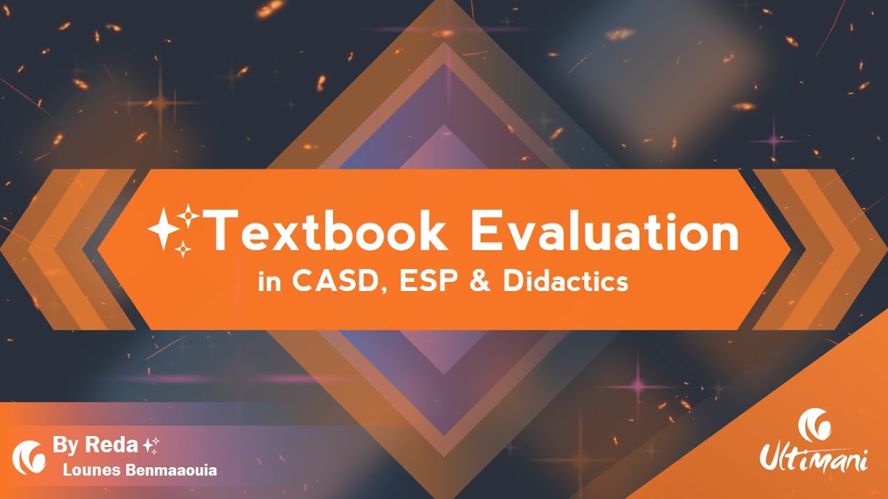 Textbook Evaluation | Curriculum analysis, ESP & Didactics