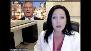 What's wrong with Robert F Kennedy Jr's Voice