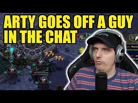 Ary Trashes Guy In The Chat - Artosis Clips