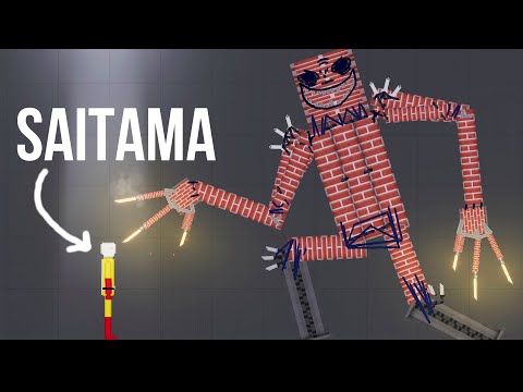 SAITAMA vs Brick Golems - People Playground 1.21.3