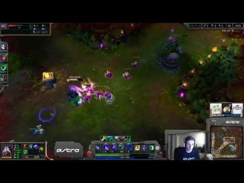 Bjergsen Kassadin vs Kha'Zix [Challenger ranked solo queue mid]