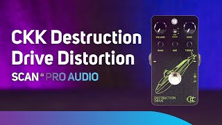 Video thumbnail for CKK Destruction Drive Aggressive High Gain Distortion Guitar Pedal demo by Scan Pro Audio by Scan Pro Audio