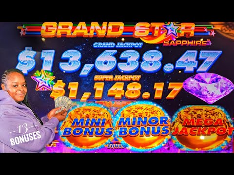 MY BIGGEST WIN EVER ON GRAND STAR SLOT MACHINE 🎰