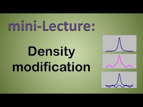 Mini-lecture: Density modification